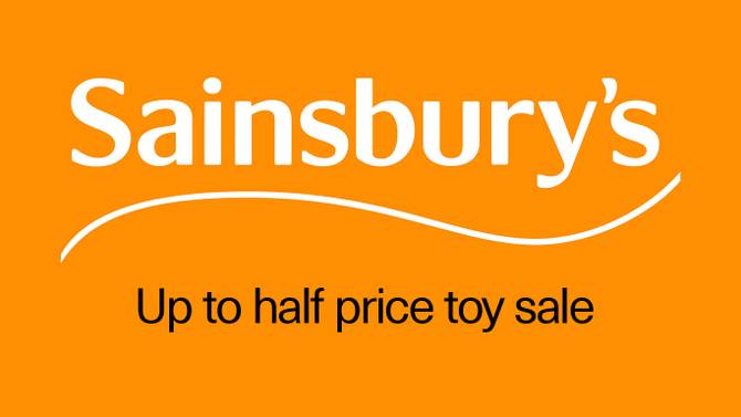 Sainsbury's half price toy sale (including LEGO) 2021 runs 10th-16th November 2021