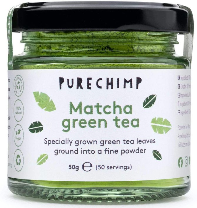PureChimp Ceremonial Grade Matcha Green Tea Powder 50g £4.53 Prime / £4.49 non-Prime from Amazon