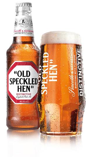 Free pint glass from Old Speckled Hen / Greene King
