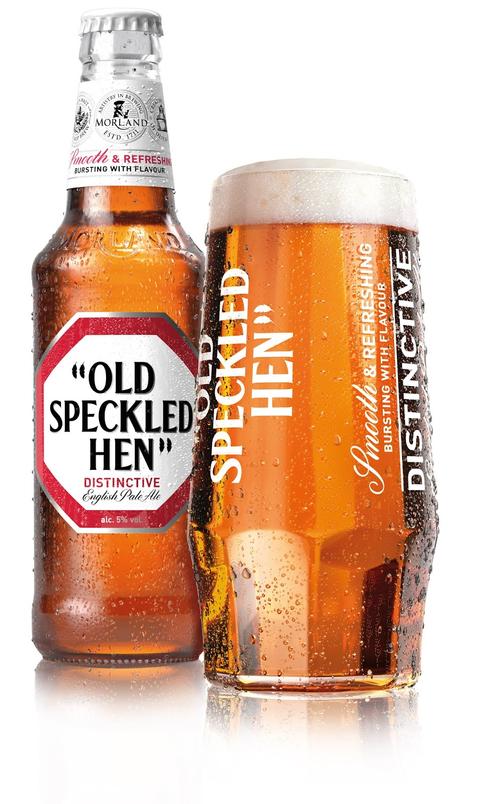 Free pint glass from Old Speckled Hen / Greene King