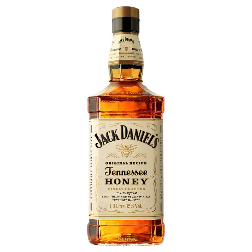 Jack Daniel's Old No.7 Tennessee Whiskey / Honey Whiskey 1 litre bottles £20 from Sainsbury's (Nectar price)
