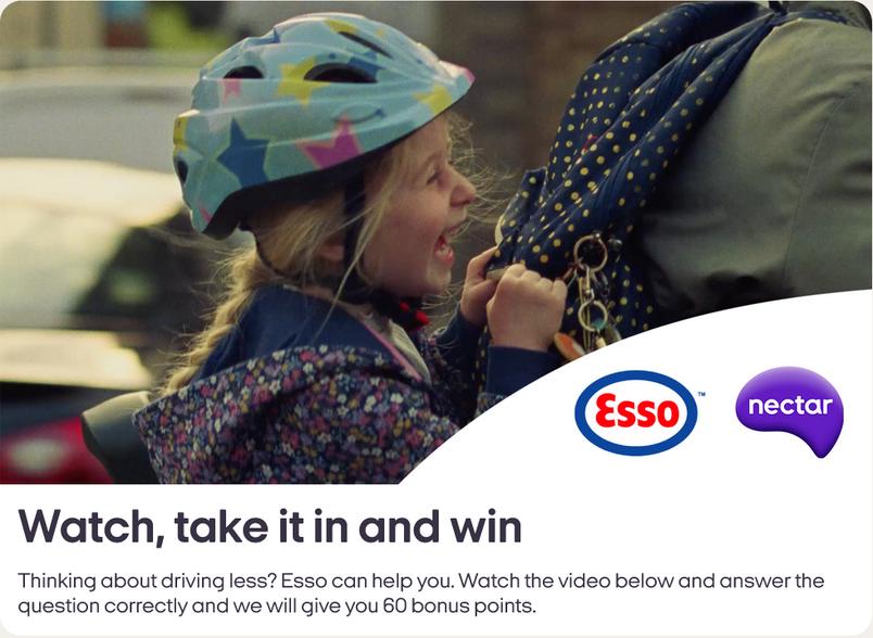 560 free Nectar points from Esso