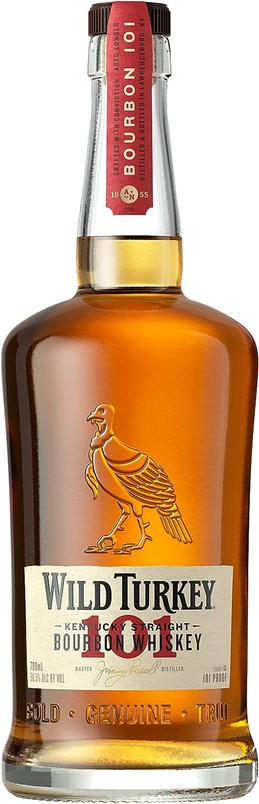 Wild Turkey 101 Kentucky Bourbon Whiskey 70cl, 50.5% ABV £22.50 (S&S) from Amazon