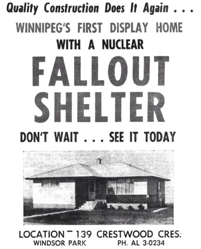 House with a nuclear fallout shelter. How long before we see this again?