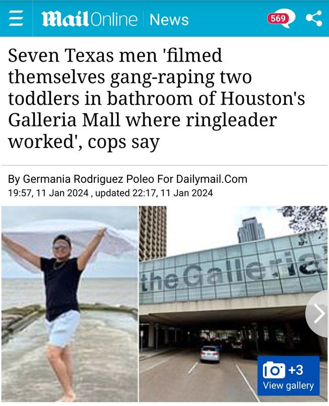 The 'men' involved in raping toddlers in Texas were part of the rainbow LGBT cult. Nobody is safe around these mentally-ill perverts. I