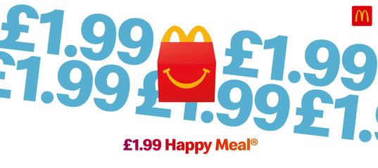 McDonald's Happy Meals £1.99