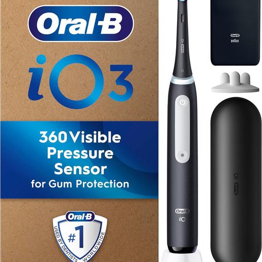 Oral-B iO 3 Matte Black Electric Toothbrush - £49.99