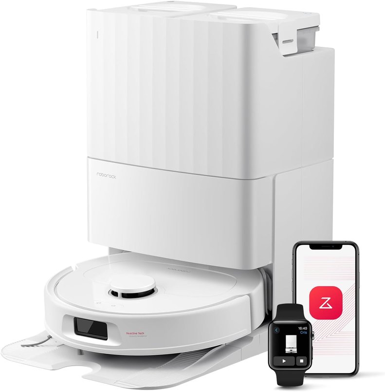 Roborock Qrevo Robot Vacuum & Mop – Powerful 10,000Pa Suction with Smart Cleaning & Auto Mop Wash - £359.99