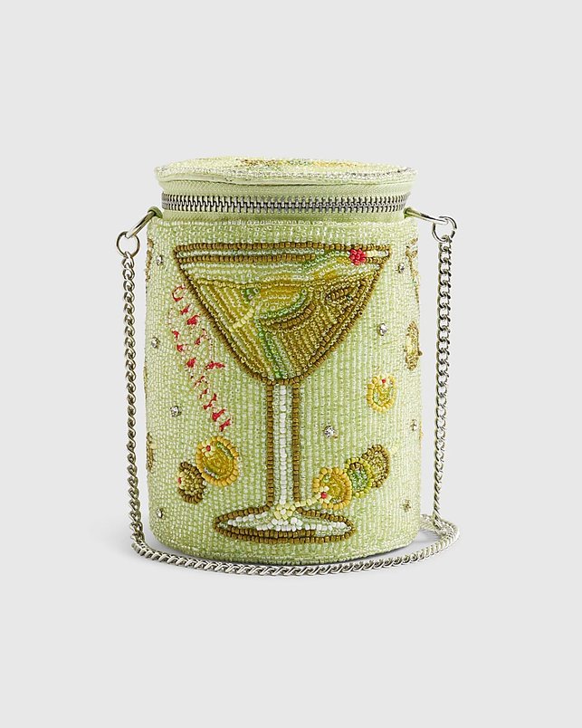 Green Dirty Martini Beaded Bag £39.00