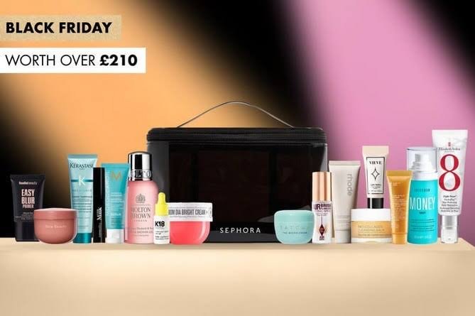 Free Sephora UK Stars Beauty Bag (worth over £210) when you spend £200 with code