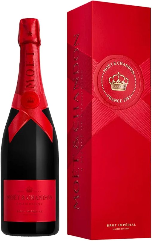 Moët & Chandon Brut Impérial Champagne, Red Limited Edition Gift Box 75cl - £39.95