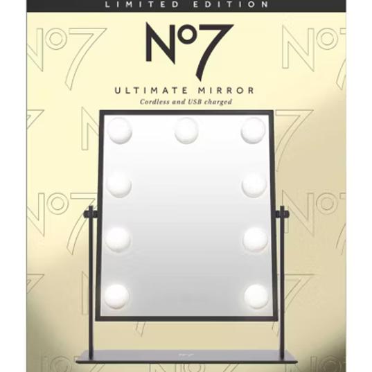 No7 Ultimate Cordless Mirror Was £79.95 Now £25.20 with code