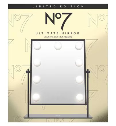 No7 Ultimate Cordless Mirror Was £79.95 Now £25.20 with code