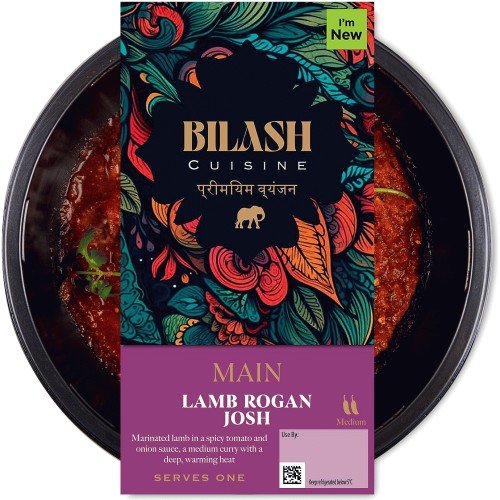 Bilash Curries  Rogan Josh, Goan Prawn, Hot Butter Chicken, Tikka Masala for £1.99