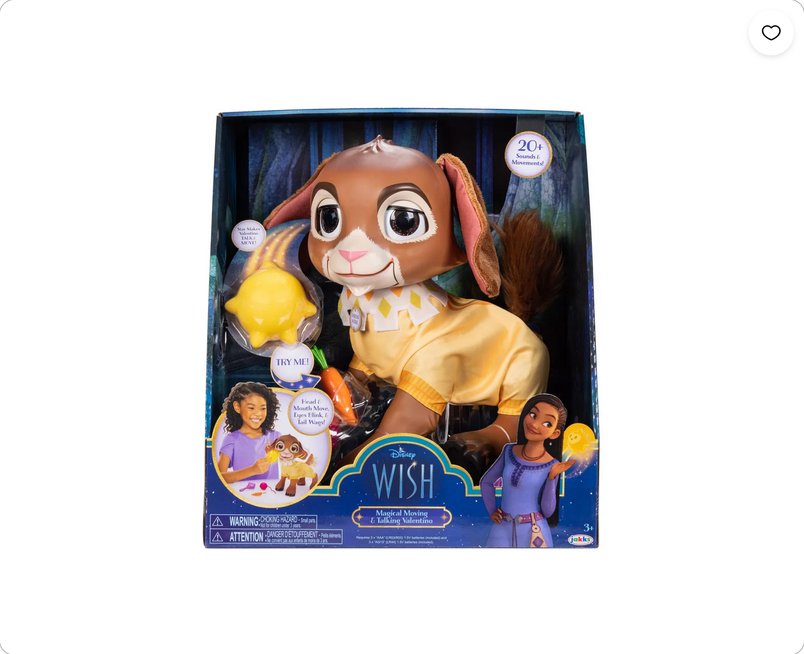 £3 for Disney Wish Magical Moving and Talking Valenti Interactive Doll