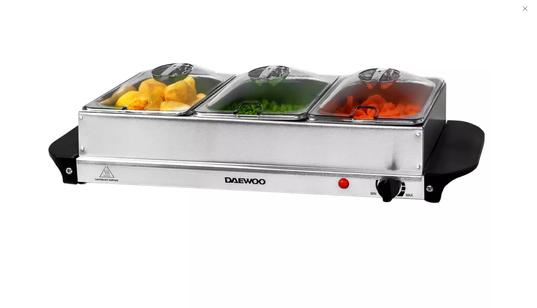 Daewoo EGL 4-Pot Buffet Server and Hot Plate for £29.99