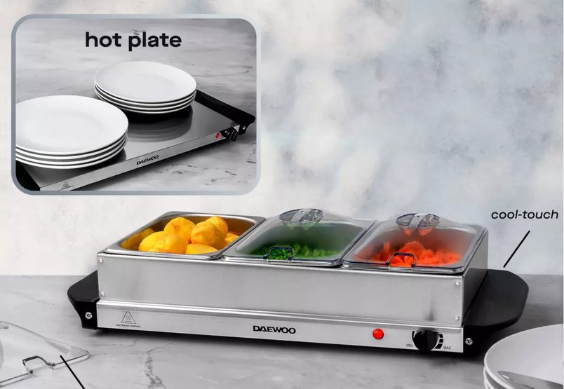 Daewoo EGL 4-Pot Buffet Server and Hot Plate for £29.99