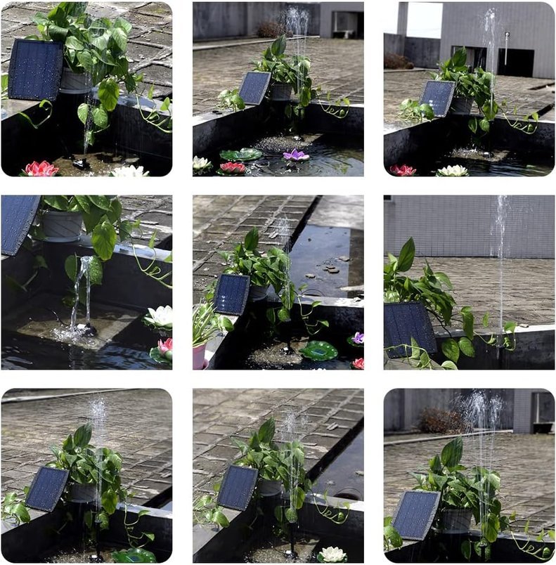 Anself 9V 2.5W Solar Water Pump for £20.99