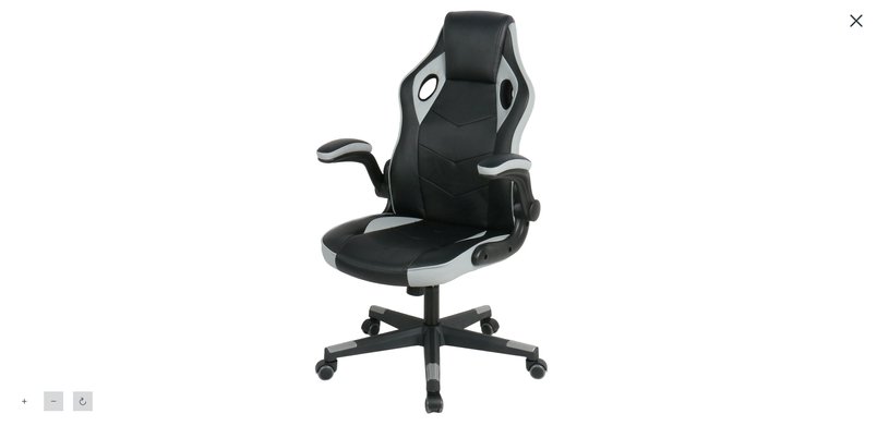 Special buy - When it's gone, it's gone  - Grey & black Gaming chair for £39