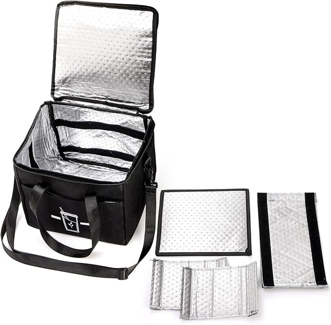 ZEAYEA Insulated Drink Caddy – 4-cup reusable carrier with removable dividers for £5.99