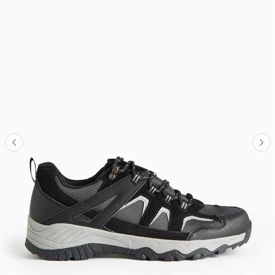 Black Suede Hiking Trainers for £7.68
