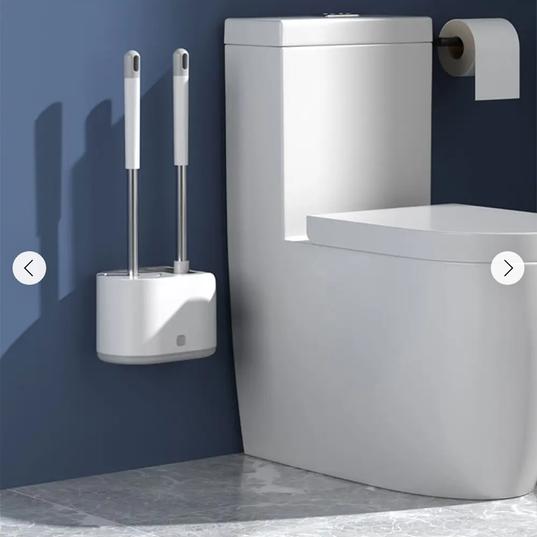 2-Pack Toilet Brushes with No-Drill Wall Holder for  £8.50
