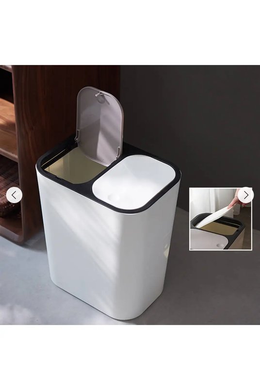 15L Double Compartments Rubbish Dustbin for £11