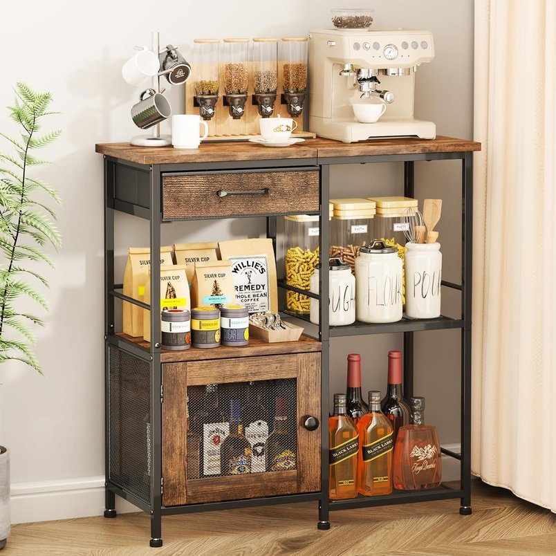 Farmhouse Coffee Bar Cabinet for £49.99