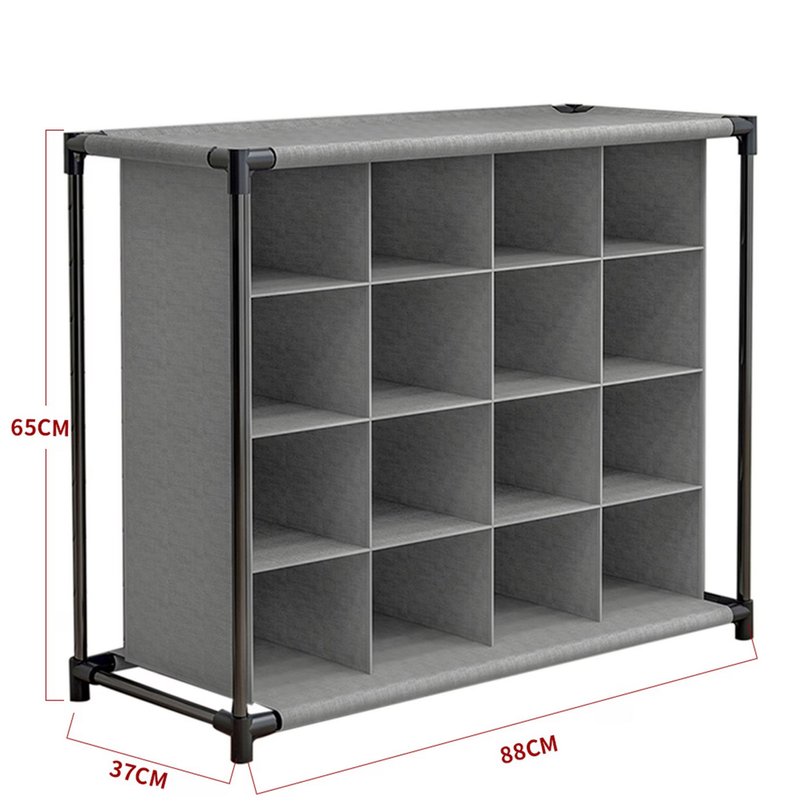 4-Tier 16-Grid Rack Storage Organizer for £6.99