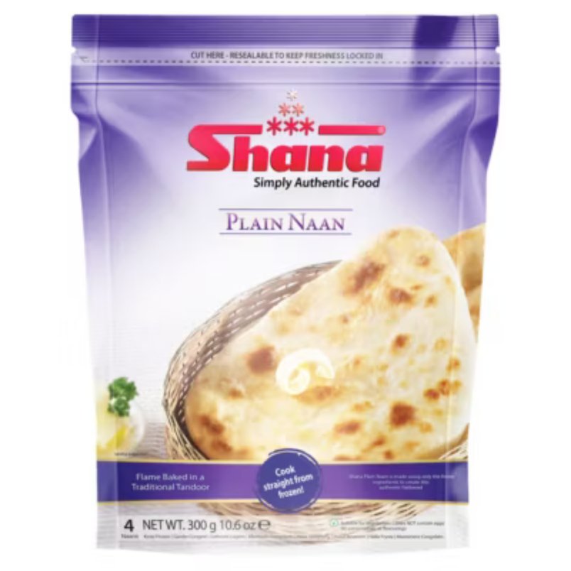 Shana Plain Naan 300g for £0.80
