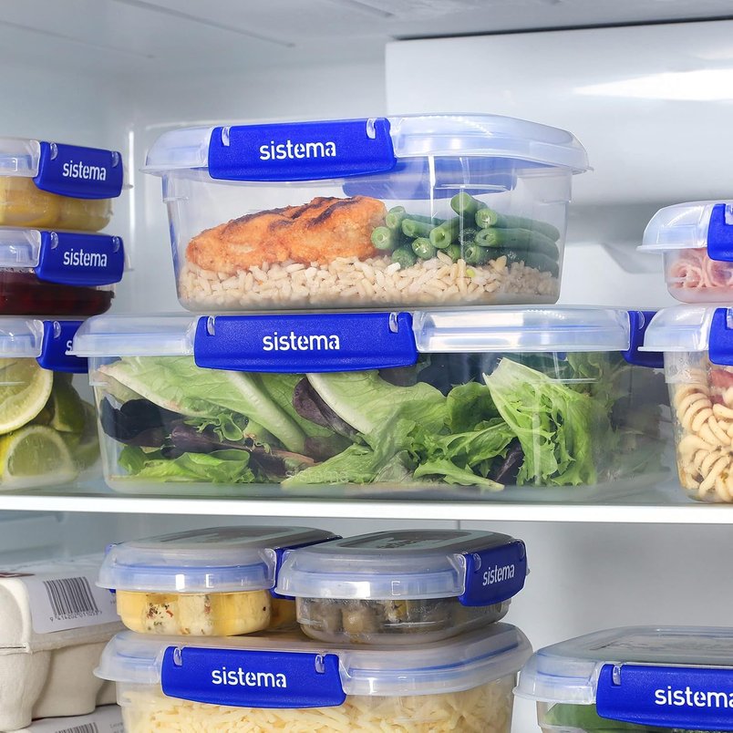 3 Sistema KLIP IT PLUS Leakproof Food Storage Containers for £6.49