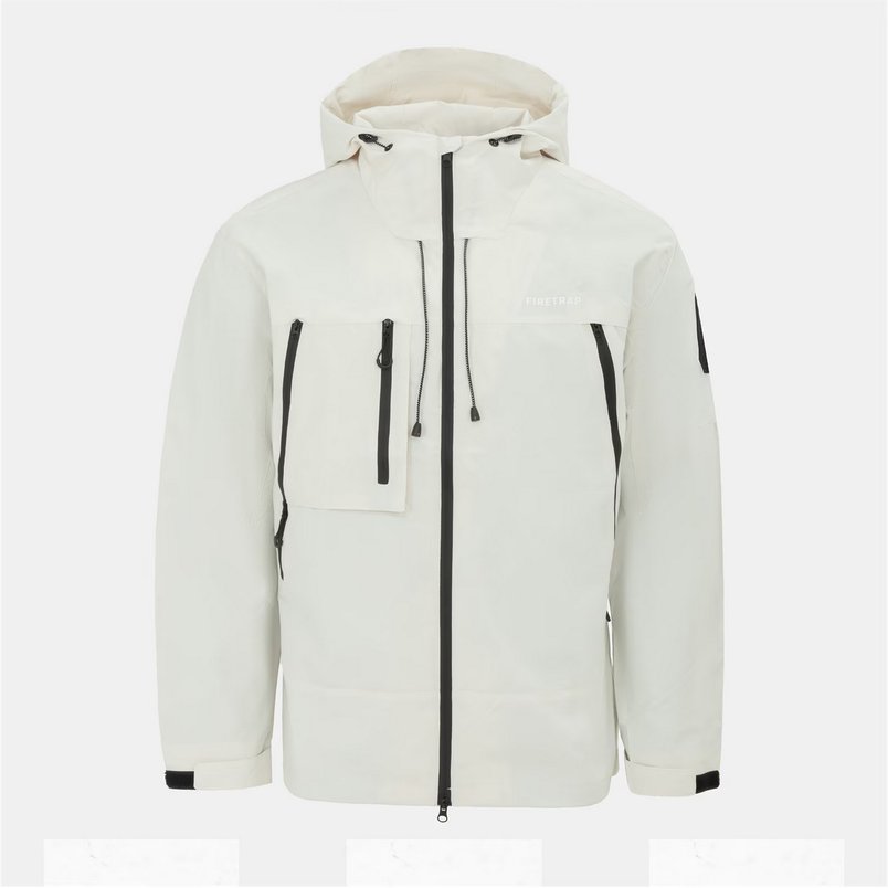 Men's Windproof Hooded Long Sleeve Windbreaker for £10