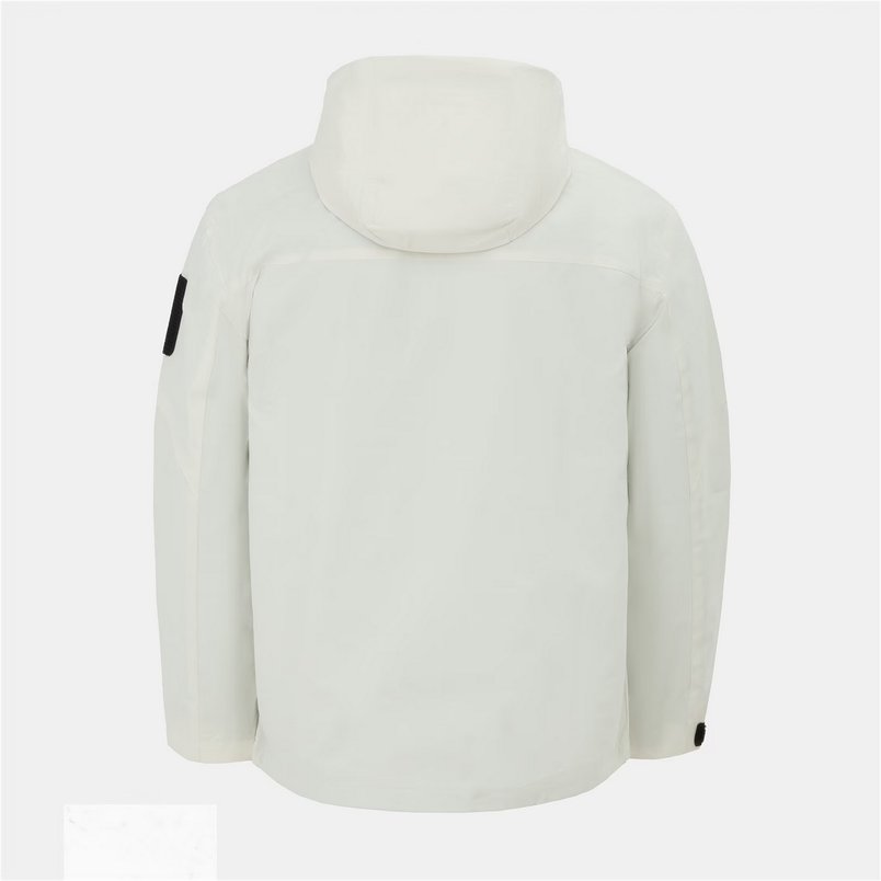 Men's Windproof Hooded Long Sleeve Windbreaker for £10