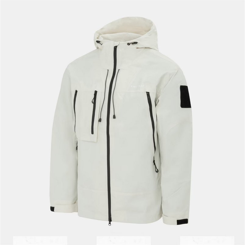 Men's Windproof Hooded Long Sleeve Windbreaker for £10