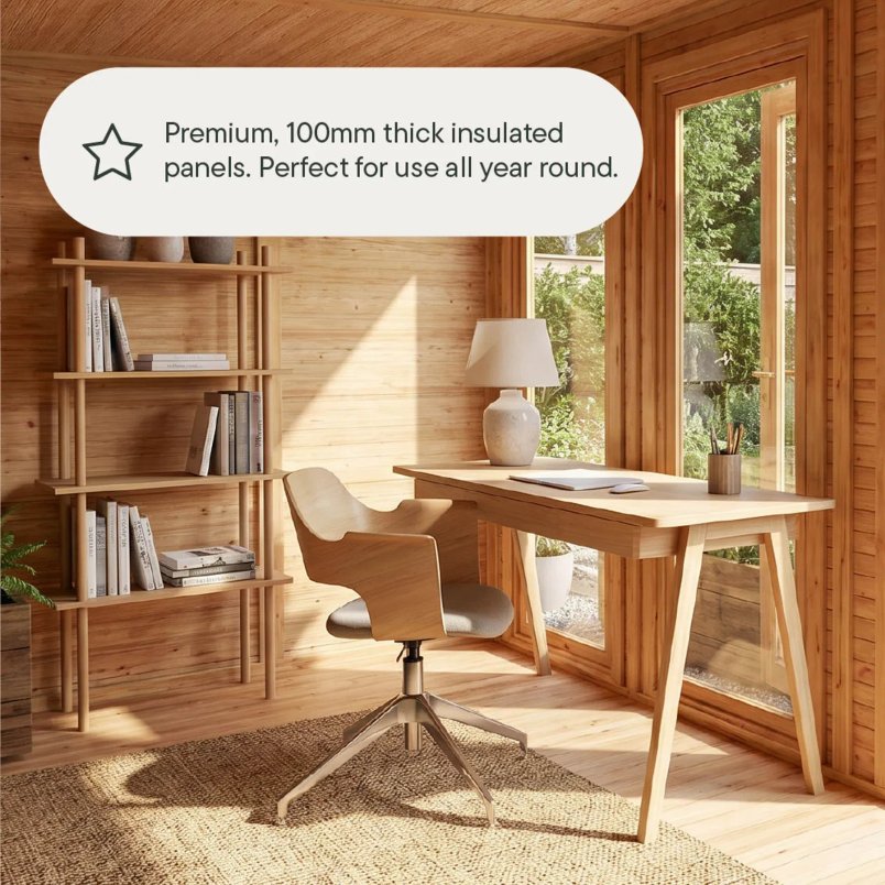 The Thoresby Premium Insulated Garden Room for £11,325.60
