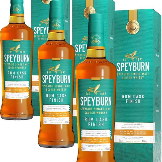 pack of 3 Speyburn Rum Cask Finish Single Malt, 70cl, 40%  for £44.94