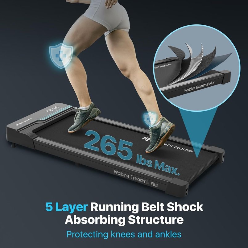 Mobvoi 2-in-1 under desk walking pad treadmill for £58
