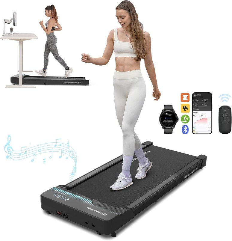 Mobvoi 2-in-1 under desk walking pad treadmill for £58