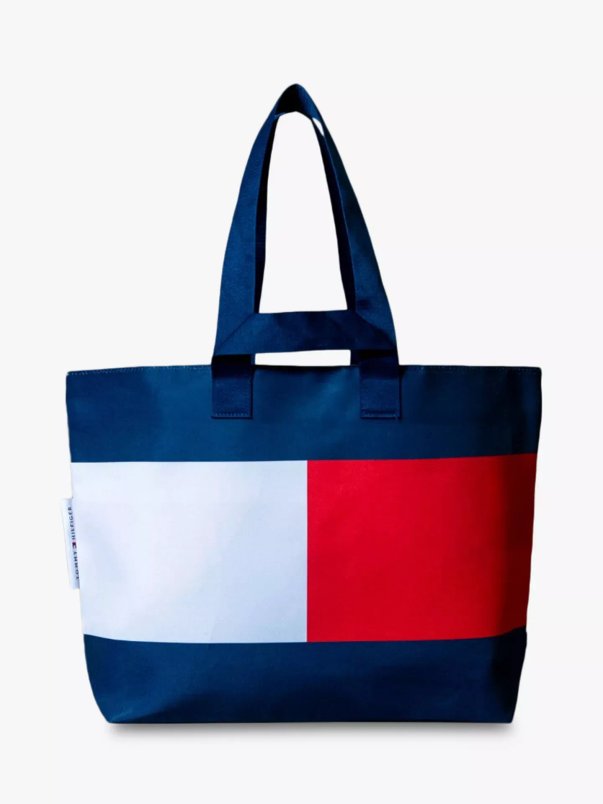 Tommy HilfigerTote Bag, Red/White/Navy for £7