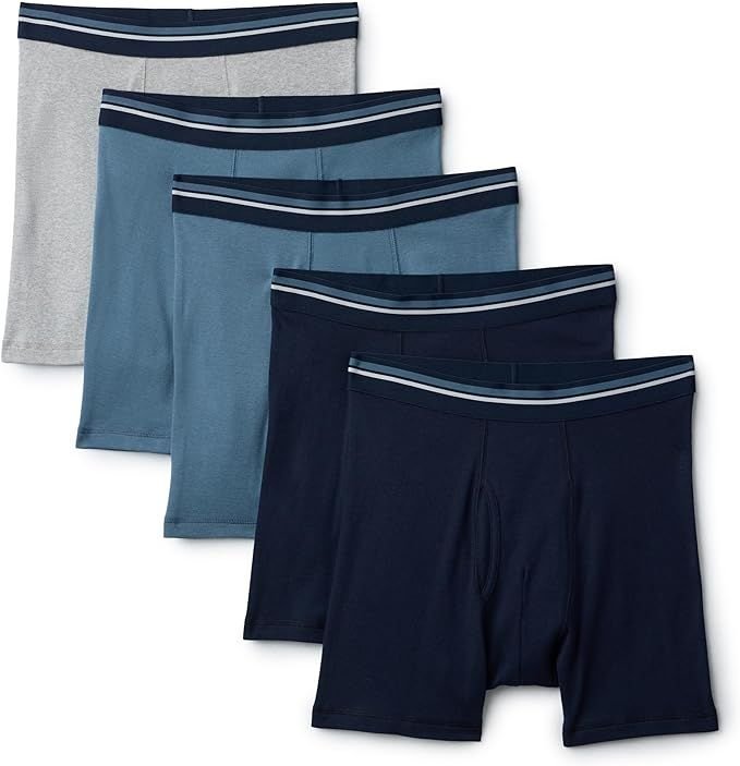 Amazon Essentials men’s breathable cotton boxert, 5-pack underwear set for £8.60