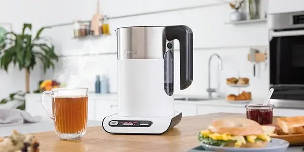 Bosch Styline White TWK8631GB 3000W Temperature Control Kettle for £59.99