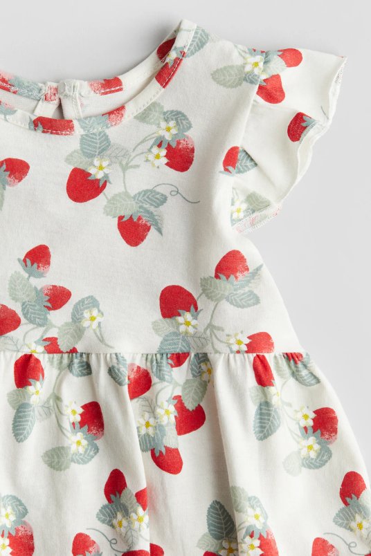Printed cotton dress for £1
