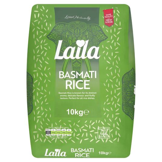 Laila Basmati Rice 10kg for £9.50 - Nectar Price Laila Basmati Rice 10kg for £9.50 - Nectar Price