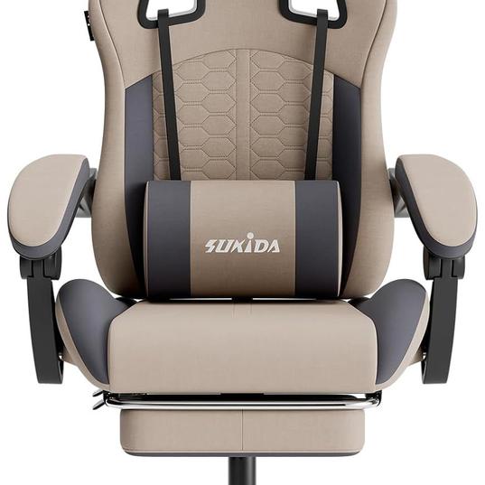 Ergonomic gaming chair with massage and footrest for £59.99 Ergonomic gaming chair with massage and footrest for £59.99