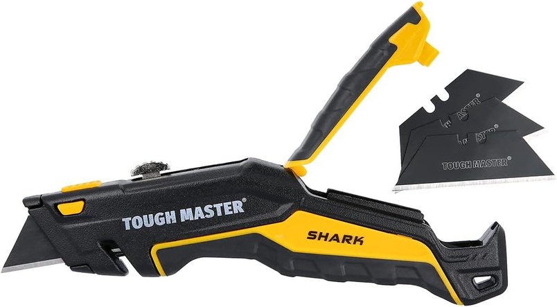 TOUGH MASTER Utility Knife with 4 SK2 Blades for £5.93