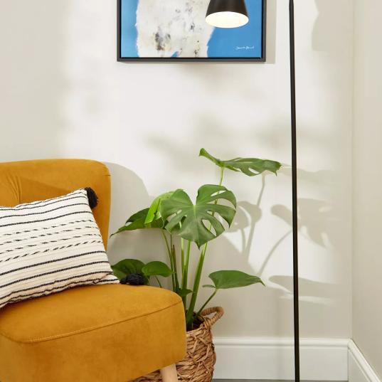 John Lewis Brandon Floor Lamp, Black for £12.75