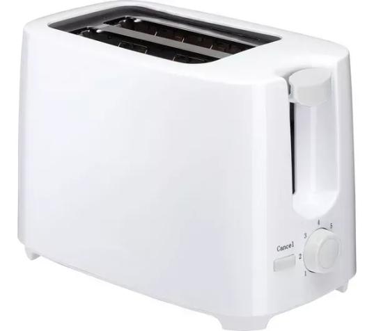 ESSENTIALS C02TW17 2-Slice Toaster - White for £6.99