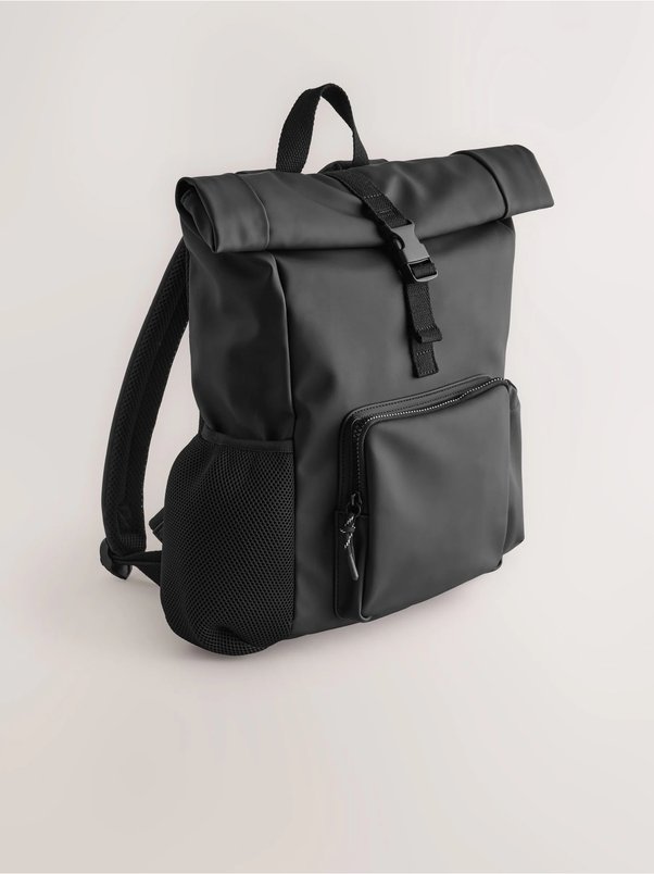 Black Roll Top Backpack for £10