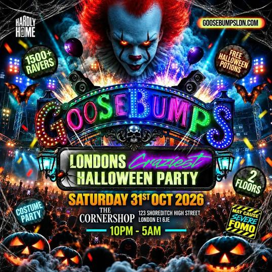 Goosebumps LDN - London's Craziest Halloween Party In Shoreditch